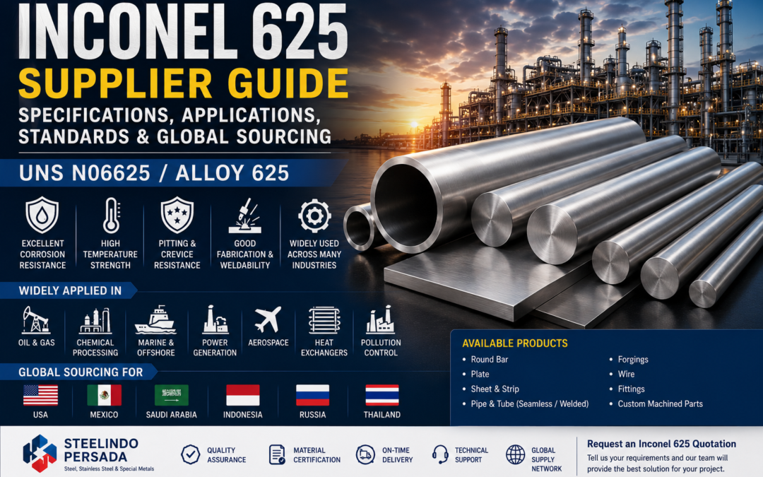 Inconel 625 Supplier Guide: Specifications, Applications, Standards & Global Sourcing